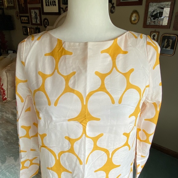 Lesley Evers Abstract/Floral Shift Dress - Picture 2 of 11